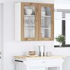 vidaXL H&auml;ngeschrank Artisan-Eiche 80 x 31 x 80 cm Holzwerkstoff