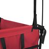 vidaXL Klapp-Handwagen Rot 105 x 56,5 x 116 cm Oxford-Stoff
