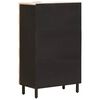 vidaXL Highboard mit T&uuml;r Wei&szlig;e gewaschene Oberfl&auml;che 60 x 33 x 100 cm
