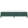 vidaXL Boxspringbett mit Matratze Dunkelgr&uuml;n 180 x 210 cm Stoff