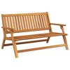 vidaXL Relax Bank Braun Massivholz Akazie