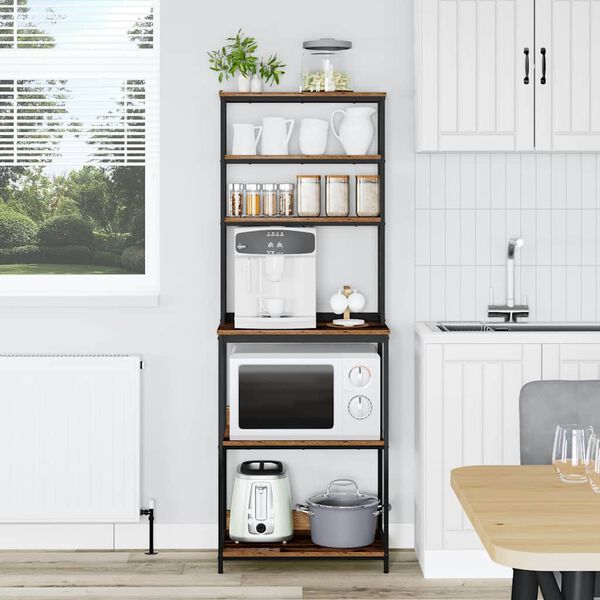 vidaXL Küchenregal Altholz 60 x 40 x 168 cm Holzwerkstoff