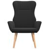 vidaXL Relaxsessel Schwarz Stoff
