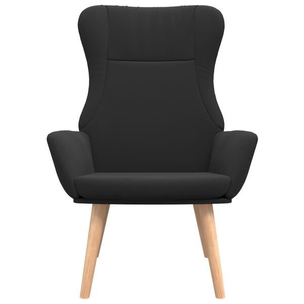 vidaXL Relaxsessel Schwarz Stoff