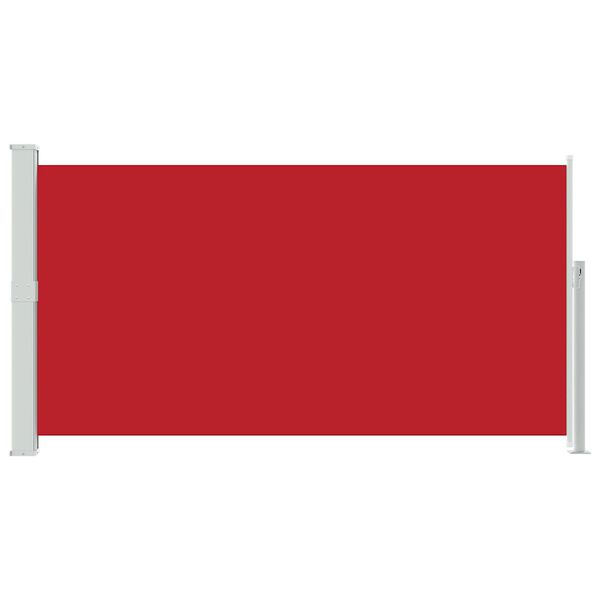 vidaXL Ausziehbare Seitenmarkise 170&times;300 cm Rot