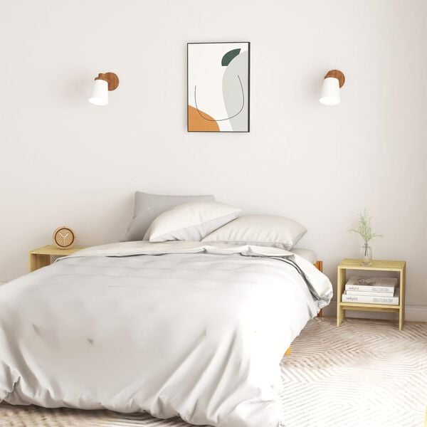 vidaXL Nachttisch 40x30,5x40 cm Massivholz Kiefer