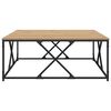 vidaXL Couchtisch Artisan-Eiche 100 x 100 x 40 cm Holzwerkstoff