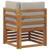 vidaXL Outdoor Ecksofa Massivholz Akazie Natur