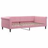 vidaXL Tagesbett mit Matratze Rosa 100x200 cm Samt