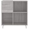 vidaXL Plattenschrank Grau Sonoma 84,5x38x89 cm Holzwerkstoff