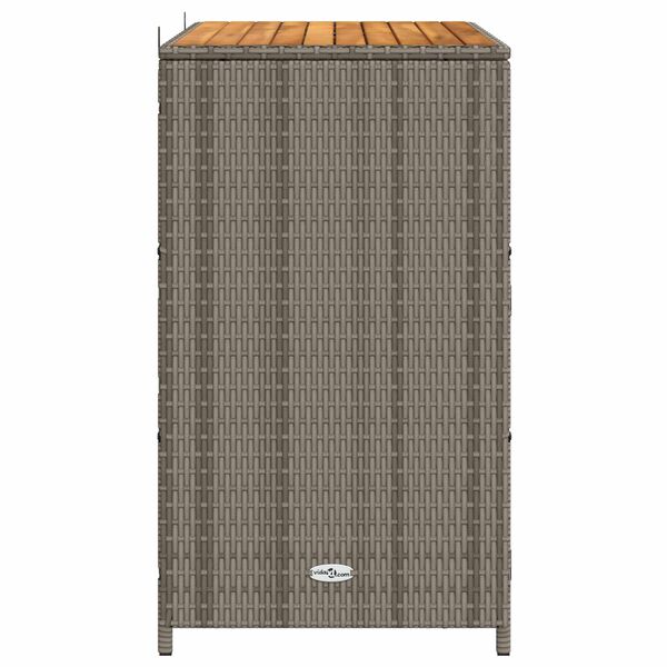 vidaXL Schrank mit T&uuml;r Grau 70 x 50 x 87 cm Polyester und Roly Ratten