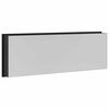 vidaXL Duschnische Schwarz 90 x 30 x 9,5 cm Edelstahl