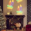 vidaXL LED-Silhouetten 2 Stk. Weihnachtskerzen mit 144 LEDs 70x42 cm