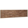 vidaXL Kopfteil Wandmontiert Natur 180 cm Massivholz Teak