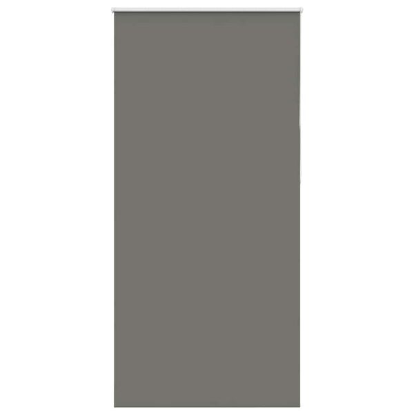 vidaXL Verdunkelungsrollo Grau 115x210cm Stoffbreite 110,7cm Polyester