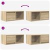 vidaXL TV-Schrank Sonoma-Eiche 60x31x25,5 cm Holzwerkstoff