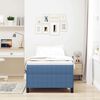 vidaXL Boxspringbett Blau 90 x 190 cm Samt