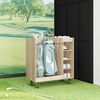 vidaXL Golf Schrank Mit Rad Uni Sonoma-Eiche 65 x 45 x 98 cm