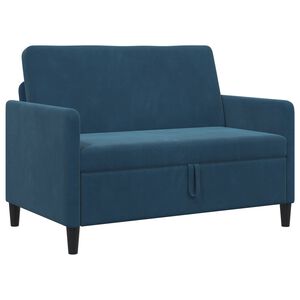 vidaXL Sofa mit Stauraum Blau 122 x 78 x 87 cm Polyester
