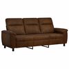 vidaXL Sofa Braun 214 x 90 x 95 cm Kunstwildleder