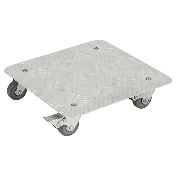 Practo Garden Pflanzenroller mit Bremse 100 kg Aluminium