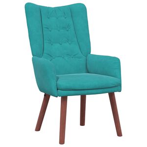 vidaXL Sessel T&uuml;rkis 63 x 67 x 94 cm Samt