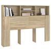 vidaXL Kopfteilschrank Sonoma-Eiche 140 x 19 x 103,5 cm