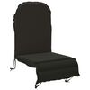 vidaXL Sonnen-Lounger Kissen GEMERT 100 % Polyester Schwarz