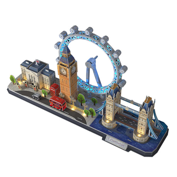 Cubic Fun 3D-Puzzle mit LED London 186-teilig