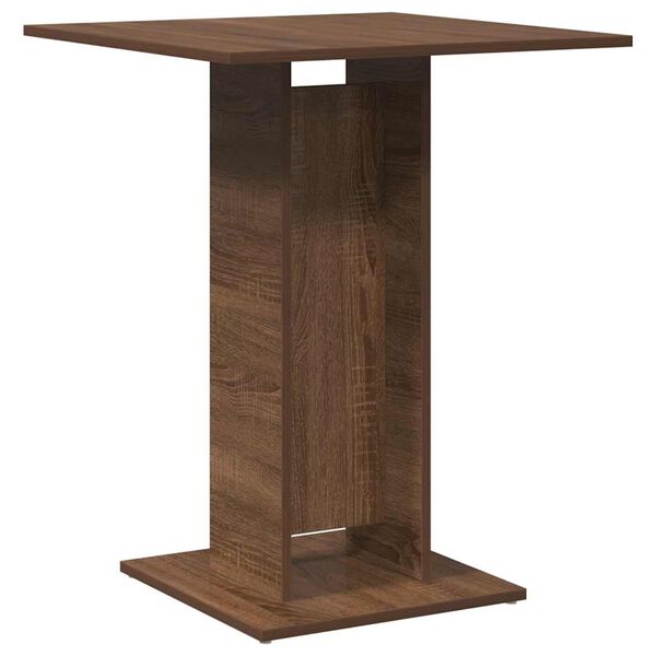 vidaXL Bistrotisch Braun Eichen-Optik 60x60x75 cm Holzwerkstoff