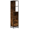 vidaXL Badschrank R&auml;uchereiche 35x37,5x166 cm Holzwerkstoff