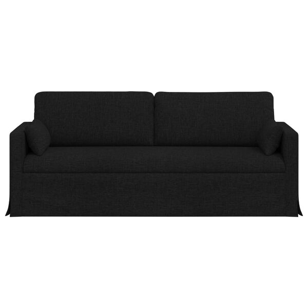 vidaXL Sofa 180cm Schwarz Metall