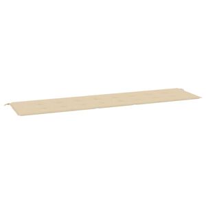 vidaXL Gartenbank-Auflage Beige 200x50x4 cm Oxford-Gewebe