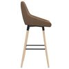 vidaXL Barhocker 2 Stk. Taupe Stoff