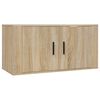 vidaXL 4-tlg. TV-Schrank-Set Sonoma-Eiche Holzwerkstoff