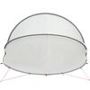 vidaXL Pool-Dome Grau und Orange 336 x 322 x 160 cm