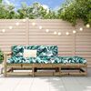 vidaXL 3-tlg. Garten-Lounge-Set mit Kissen Kiefernholz Impr&auml;gniert