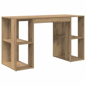 vidaXL Schreibtisch Artisan-Eiche 130 x 50,5 x 75 cm Holzwerkstoff