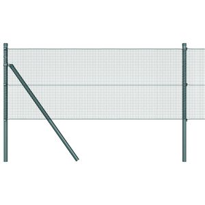 vidaXL Zaunpfosten Gr&uuml;n 10 x 0,8 m (12 x 12 mm Maschendraht)