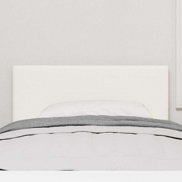 vidaXL Kopfteil mit Kopfteil Creme 100 cm Kunstleder