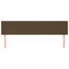 vidaXL Kopfteile 2 Stk. Dunkelbraun 80x5x78/88 cm Stoff