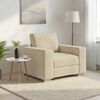 vidaXL Sofa Creme 100 x 77 x 82 cm Stoff