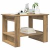 vidaXL Couchtisch Artisan-Eiche 72 x 50 x 50 cm Holzwerkstoff