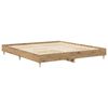 vidaXL Bettgestell ohne Matratze Artisan-Eiche 180x200cm Holzwerkstoff