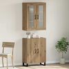 vidaXL Highboard 2 pcs Artisan-Eiche Holzwerkstoff