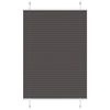 vidaXL Plissee Schwarz 95x150 cm Stoffbreite 94,4 cm Polyester