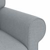 vidaXL Sofa Hellgrau Gesamtabmessungen: 215 x 82 x 80 cm (B x T x H)