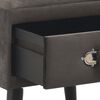 vidaXL Nachttisch Grau 40x35x40 Samt