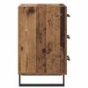 vidaXL Nachttisch mit Schubladen Altholz 40 x 40 x 66 cm Holzwerkstoff