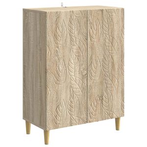 vidaXL Sideboard Sonoma-Eiche 66 x 34,5 x 90 cm Holzwerkstoff